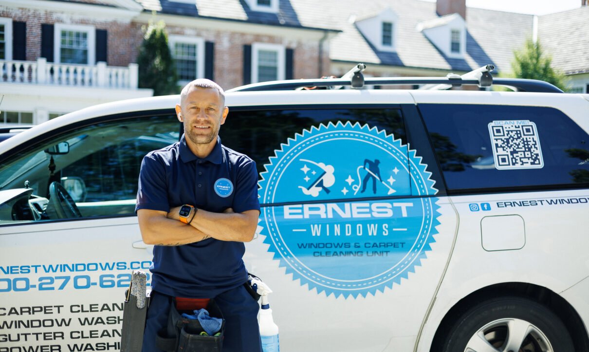 Window Cleaning in Mount prospect done by Ernest Team