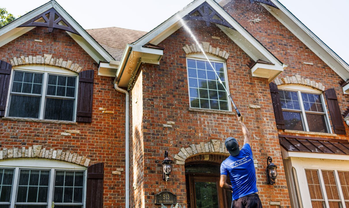 Pressure and soft washing services done by Ernest team since 2004