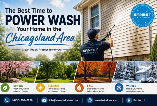 Power wash your home year-round chicago