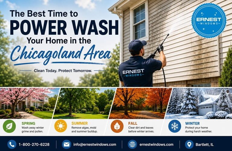 Power wash your home year-round chicago