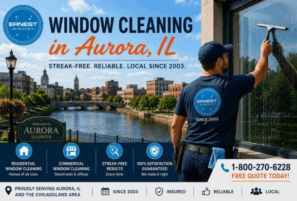 Professional Window Cleaning in Aurora IL