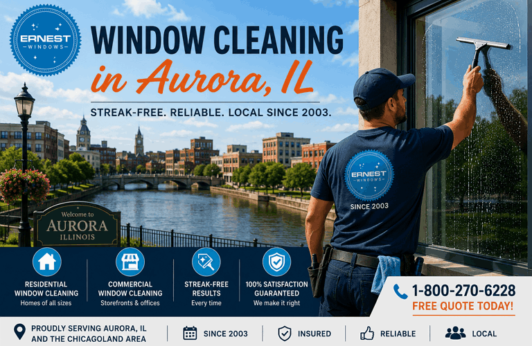 Professional Window Cleaning in Aurora IL