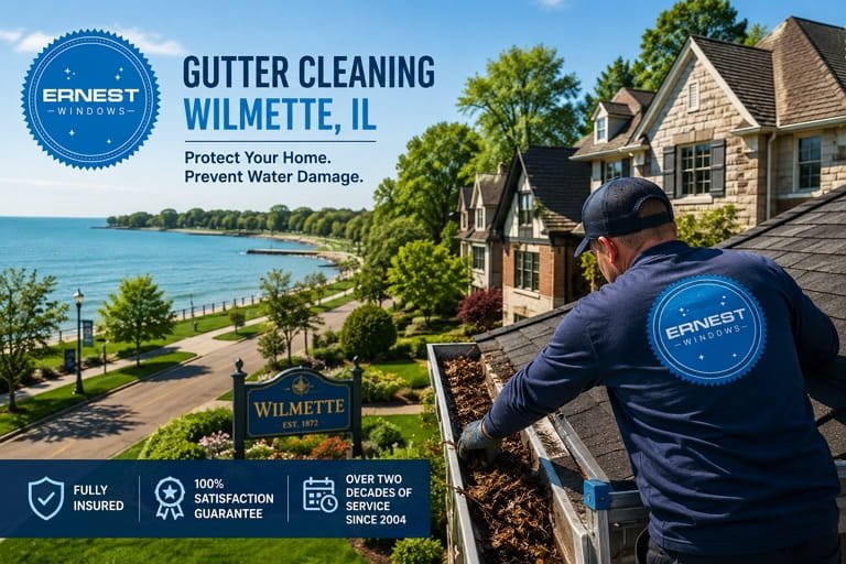 Gutter Cleaning in Wilmette, IL